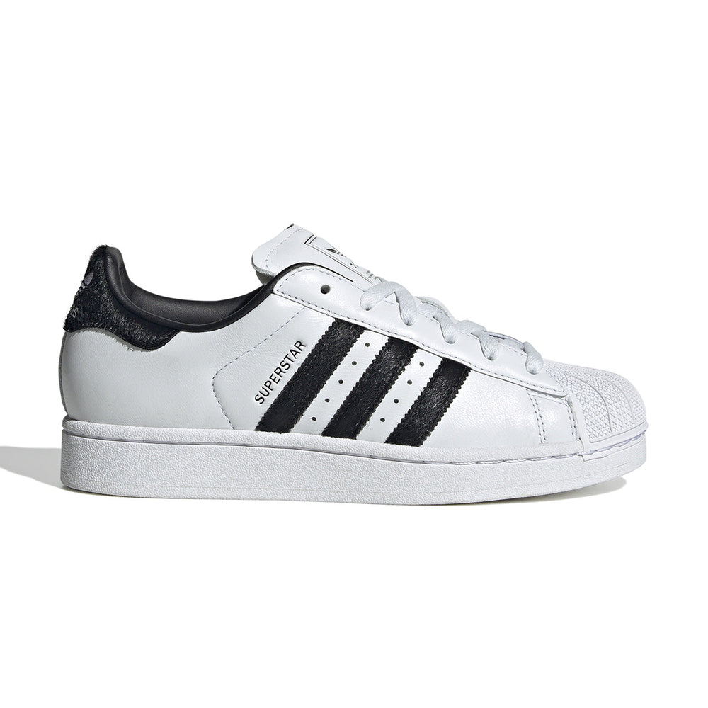 Adidas Wmns Superstar II White Black Pony - Side View