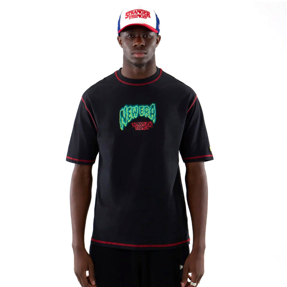 New Era + Stranger Things Eleven Oversized Tee 'Black'