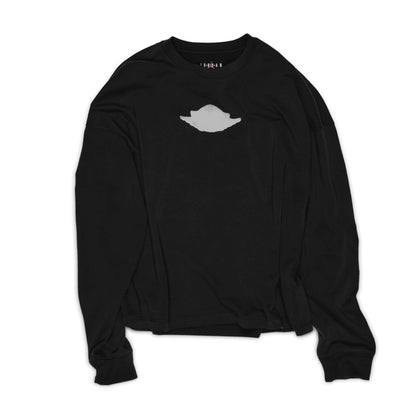Jordan Black Cat L/S Tee 'Black'