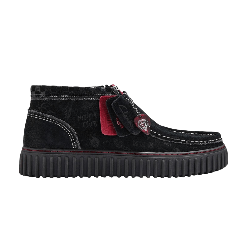 Stranger Things x Clarks Torhill Hi 'Hellfire Club - Black'