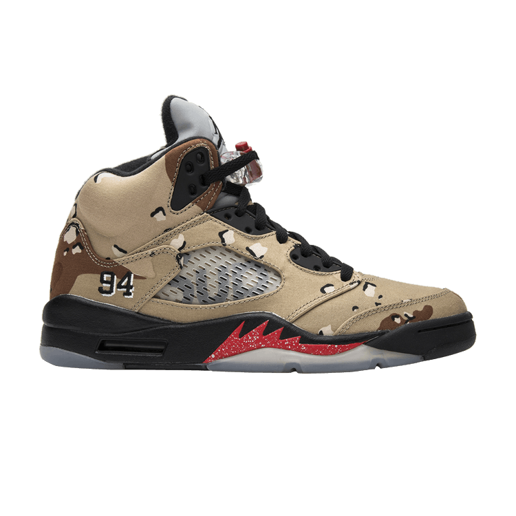 Supreme x Air Jordan 5 Retro 'Desert Camo'