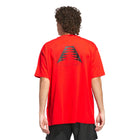 Adidas Anthony Edwards Seasonal Logo Tee Active Red - Back View