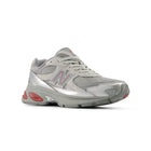 New Balance ABZORB 2010 Silver Red medial view