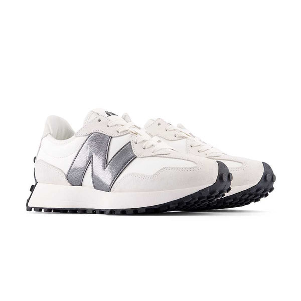 New Balance Wmns 327 Sea Salt Castlerock - Angled View