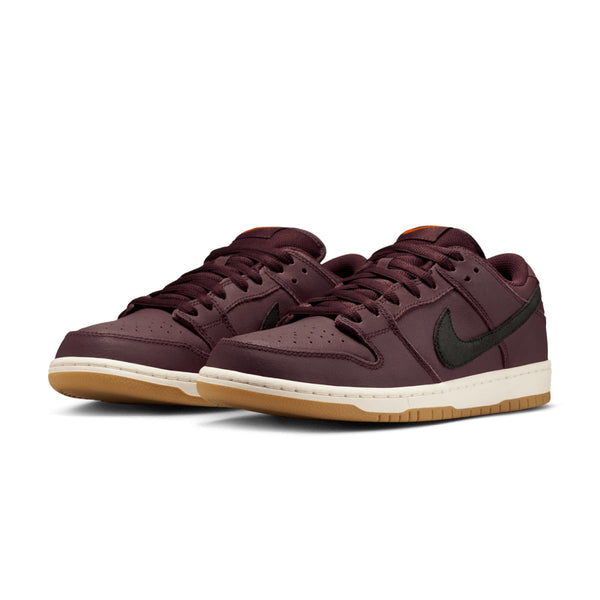 Nike SB Dunk Low Pro ISO Burgundy Crush medial view