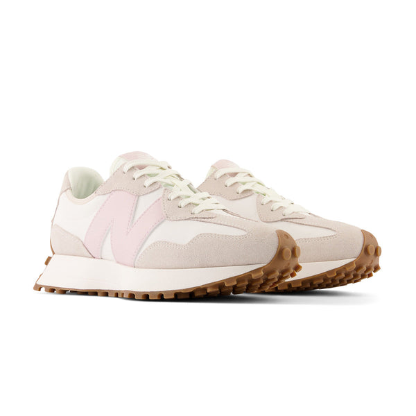 New Balance Wmns 327 Moonbeam Pink Stone - Angled View