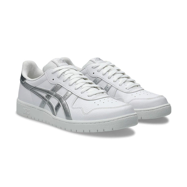 ASICS Japan S White Pure Silver - Angled View