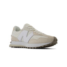 New Balance 327 Linen Sea Salt - Angled View