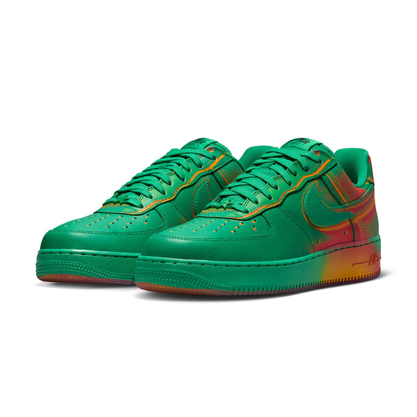 Nike Air Force 1 Retro Spray Paint Stadium Green medial view