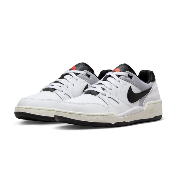 Nike Full Force Low White Black - Angled View