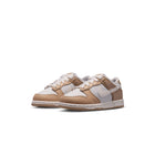 Little Kids Dunk Low Linen Platinum Tint - profile