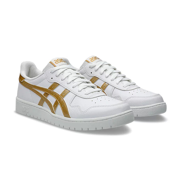 ASICS Japan S White Pure Gold - Angled View