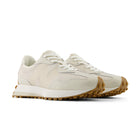 New Balance Wmns 327 Beige - Angled View