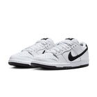 SB Dunk Low Pro White Black - profile