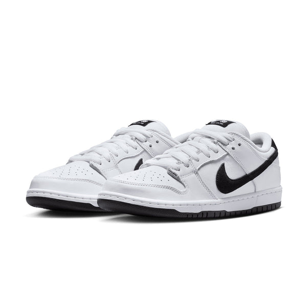 SB Dunk Low Pro White Black - profile
