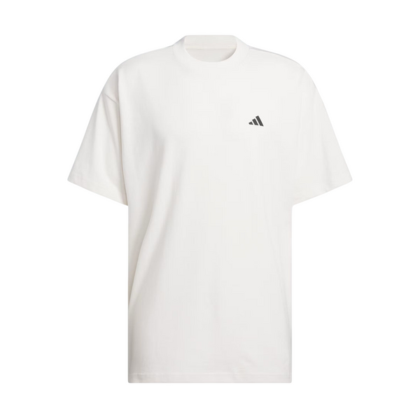 Adidas Anthony Edwards Seasonal Logo Tee Cloud White - Detail View