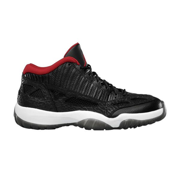 Air Jordan 11 Retro Low IE 'Black Charcoal Red' 2011