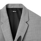 MSFTSrep Mystery School Uniform Black Flower Cropped Blazer 'Grey'