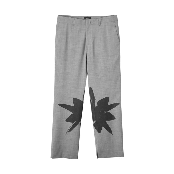 MSFTSrep Mystery School Uniform Black Flower Suit Pants 'Grey'