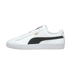 Puma Basket Classic XXI White Black - Angled View