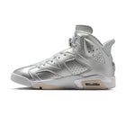 PSG x Air Jordan 6 Retro Metallic Silver pair view