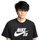 Nike SB Logo Tee Black CV7540-010 - Back View