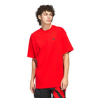 Adidas Anthony Edwards Seasonal Logo Tee Active Red - Side View