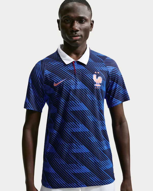 FFF 2026 Match Home Men's Nike Aero-FIT Football Authentic Shirt (IB5158-480)