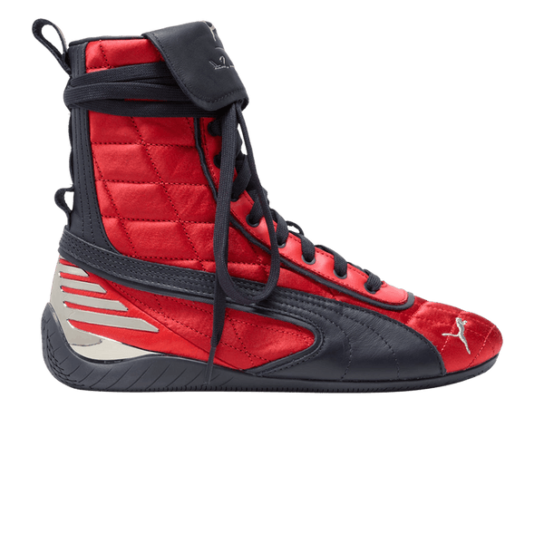 LaQuan Smith x Puma Wmns Speedcat Mid 'For All Time Red Black Satin'