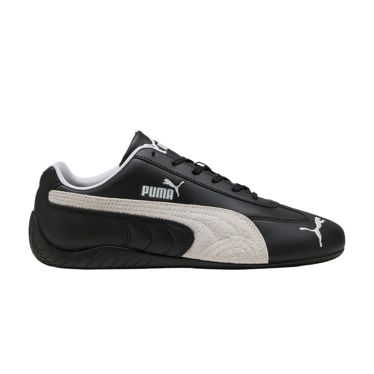 Puma Speedcat Leather 'Black White Suede Stripe'