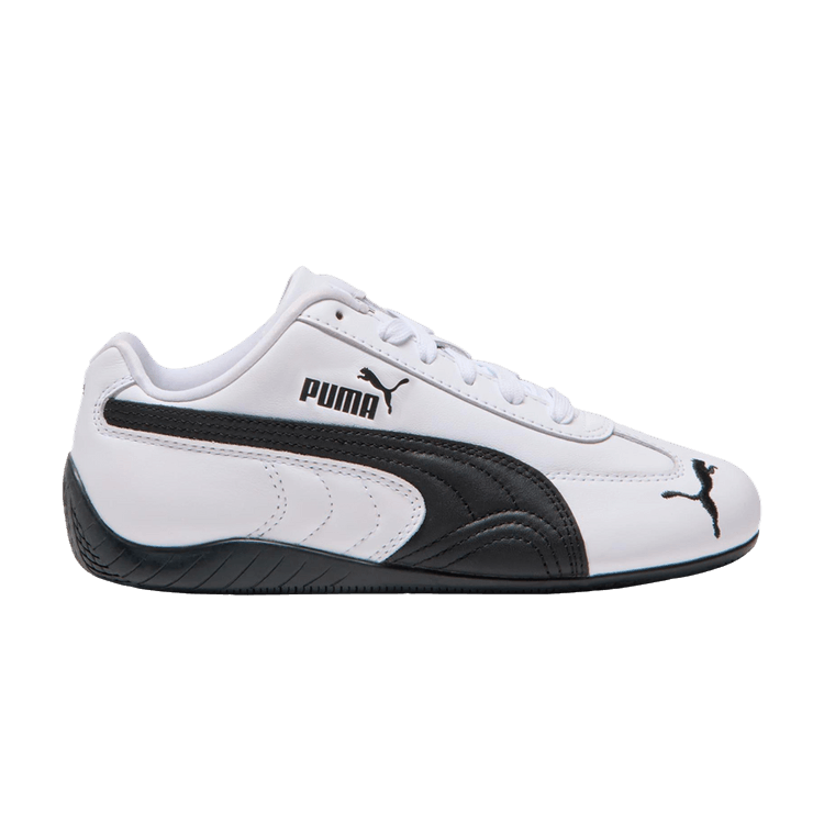 Puma Speedcat Leather Big Kid 'White Black'