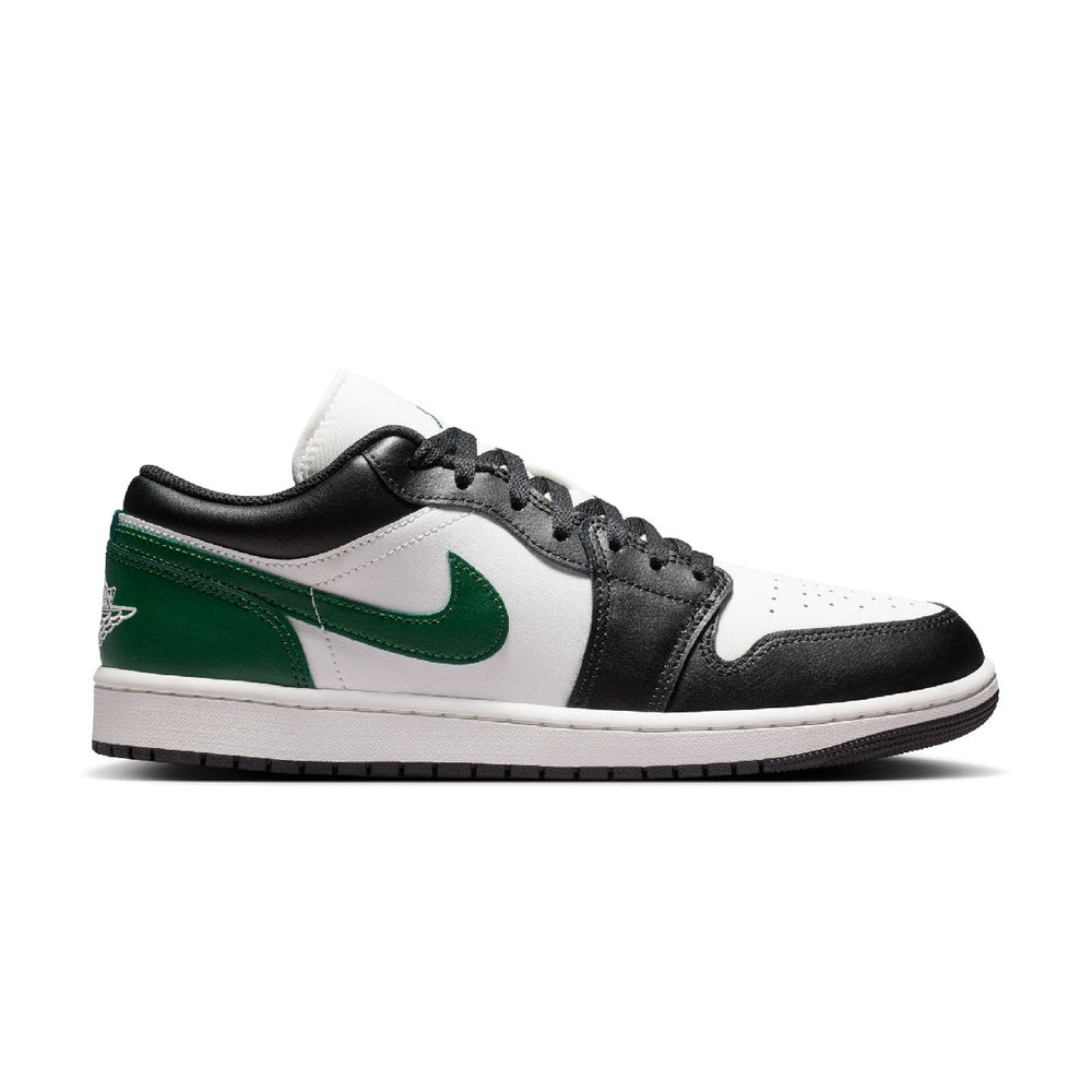 Air Jordan 1 Low Black Gorge Green - side view