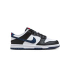 Kids Dunk Low Black Midnight Navy - side view