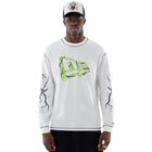 New Era + Stranger Things Oversized L/S Tee 'White'