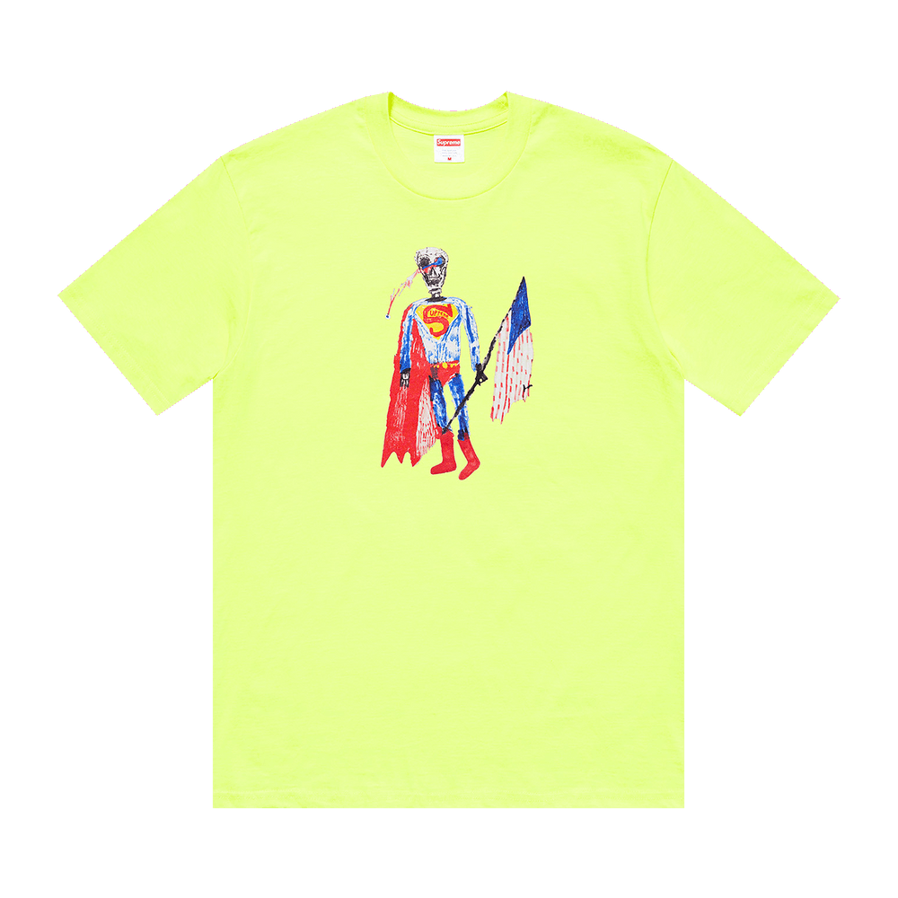 Supreme Skeleton Tee 'Bright Yellow'