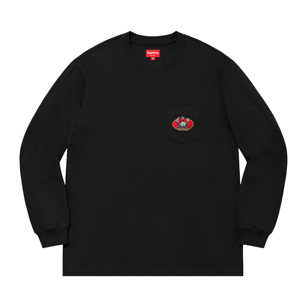 Supreme Vampire Boy Long-Sleeve Pocket Tee 'Black'