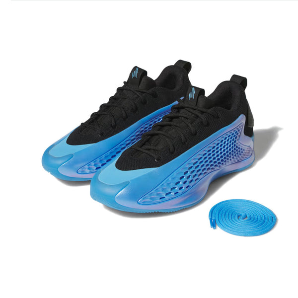 Adidas AE Anthony Edwards 1 Low Blue Burst - Angled View