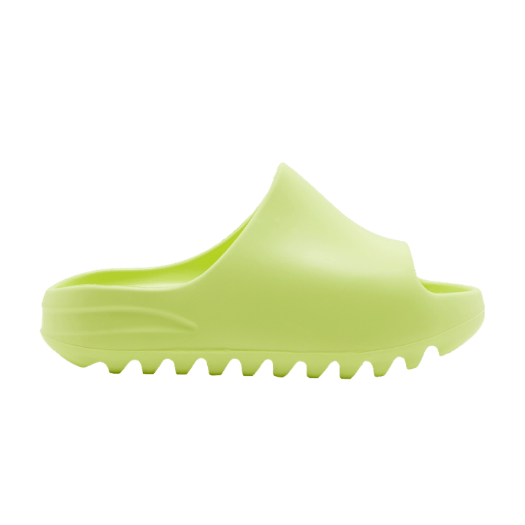 Adidas Yeezy Slides Kids 'Glow Green'
