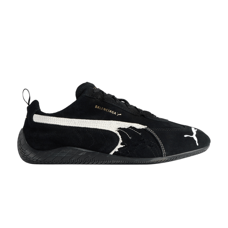 Balenciaga x Speedcat Suede 'Black White'
