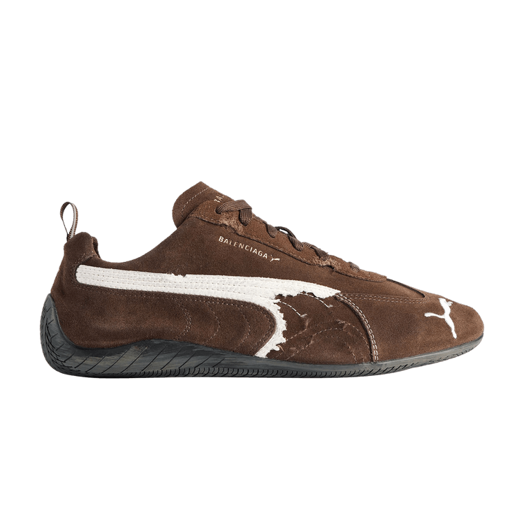 Balenciaga x Speedcat Suede 'Brown White'