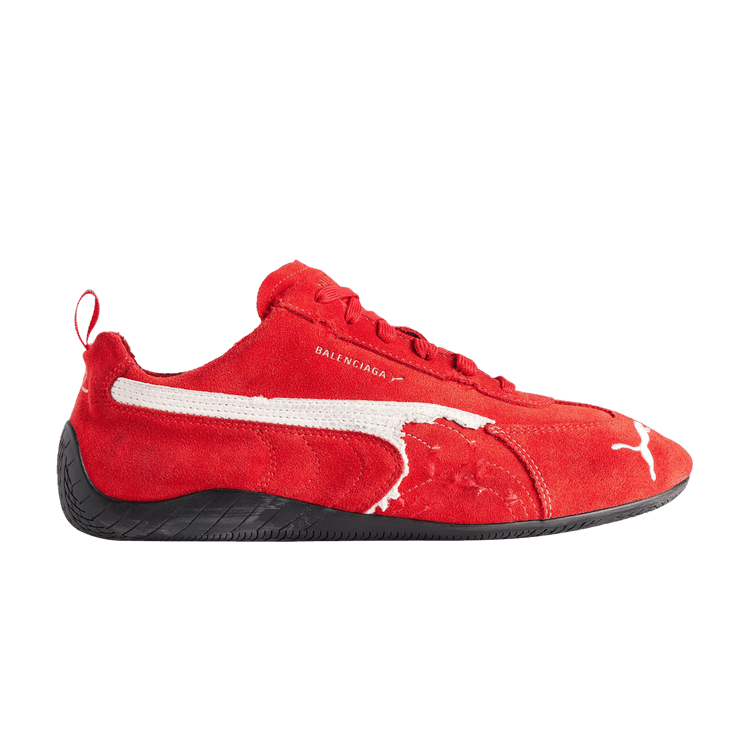 Balenciaga x Speedcat Suede 'Red White'