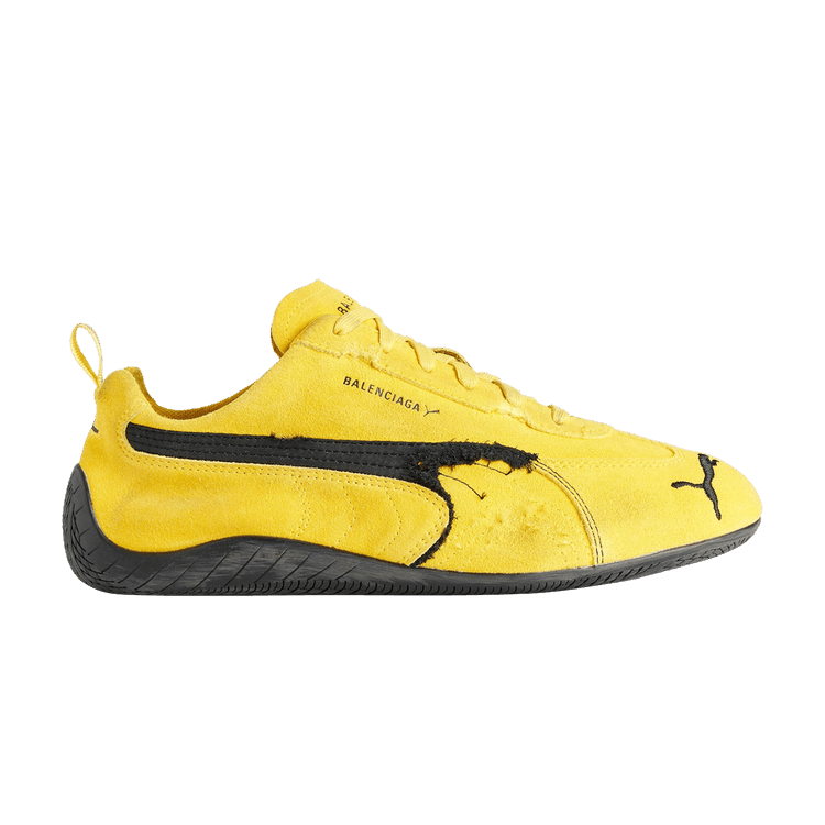 Balenciaga x Speedcat Suede 'Yellow Black'