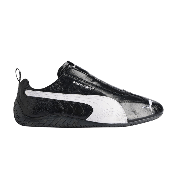 Balenciaga x Speedcat Leather 'Black White'