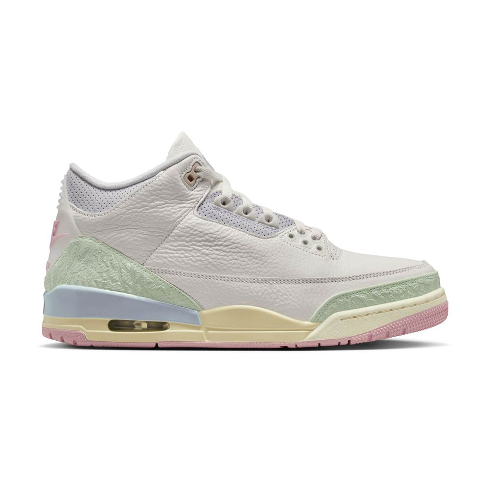 Air Jordan 3 Sail Jade Aura lateral view