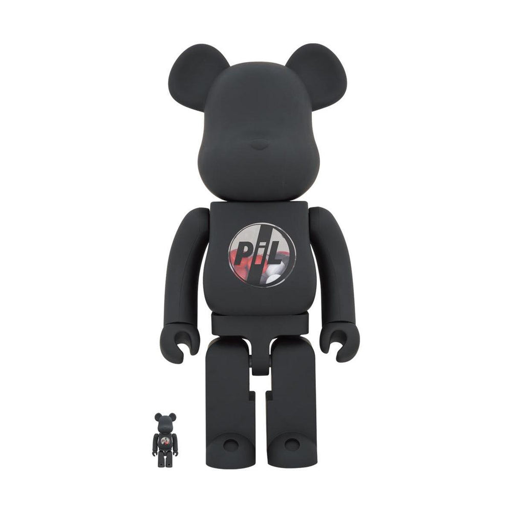 Medicom Toy + PiL Be@rbrick 100% + 1000% 'Black'