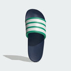 adidas Adilette Comfort 2.0 Slides 'Semi Court Green Core White'