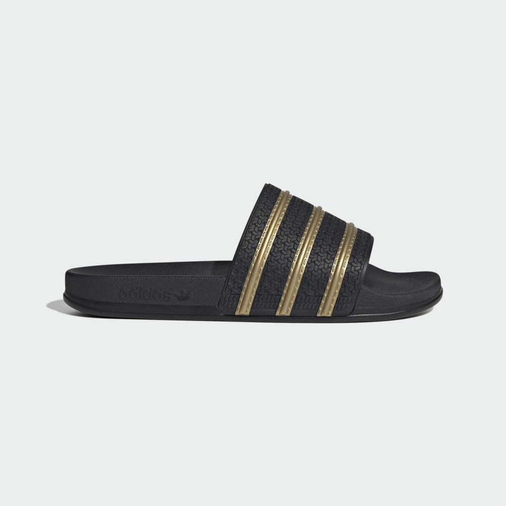adidas Adilette Og Cf Slides 'Core Black Gold Metallic'