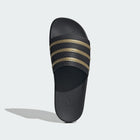 adidas Adilette Og Cf Slides 'Core Black Gold Metallic'