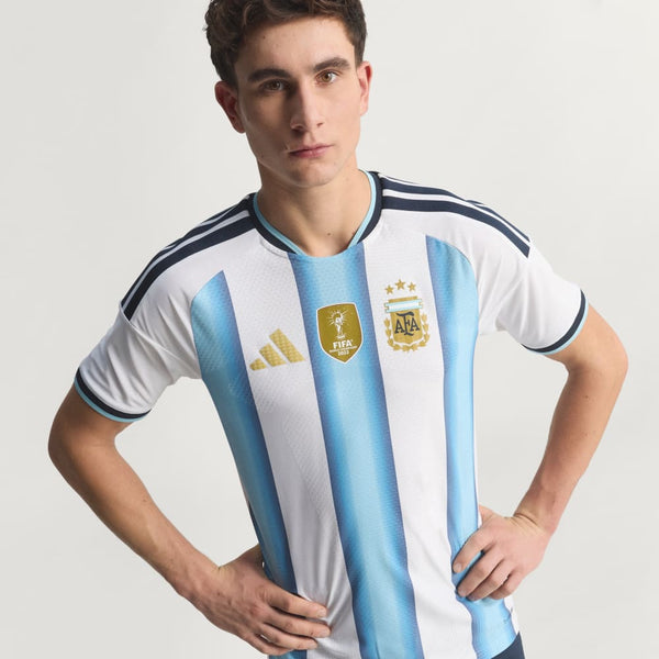 Argentina 26 Home Authentic Jersey White JM5897 detail