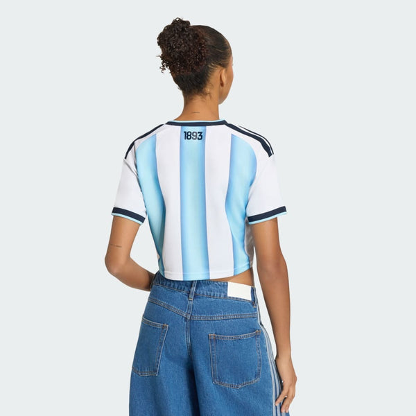 Argentina 26 Home Cropped Jersey - Side